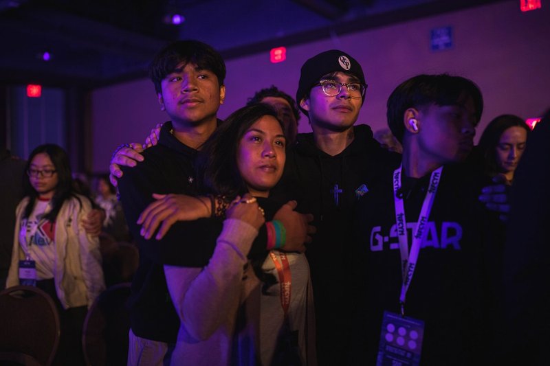 Unos 3.000 adolescentes se reunieron en el Centro de Convenciones de Long Beach durante el fin de semana del 10 al 12 de noviembre para la primera conferencia de la NCYC de la Costa Oeste. (NCYC)