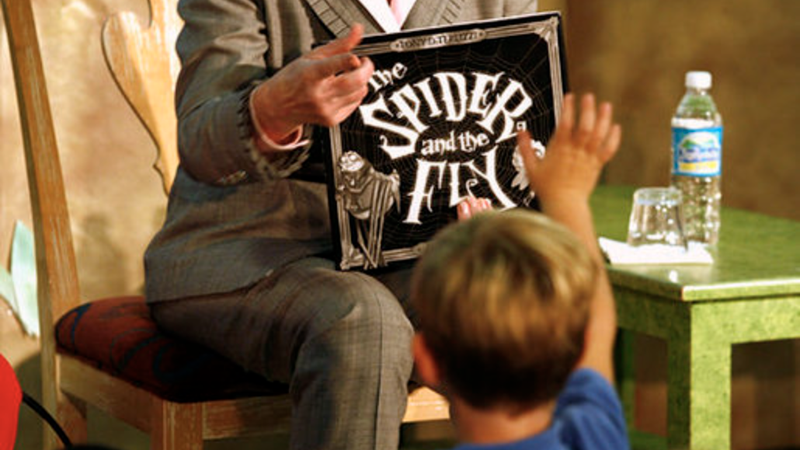 Storytime con "La araña y la mosca" de Mary Howitt. (Wikimedia Commons)