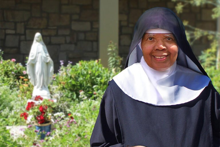 La hermana Mary Wilhelmina Lancaster, fundadora de las Benedictinas de María, Reina de los Apóstoles, en una foto del 26 de septiembre de 2019. (Foto OSV News/Benedictinas de María, Reina de los Apóstoles)
