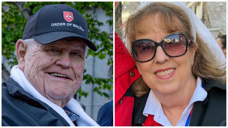 Tom Condon, izquierda, y Ann Sanders, derecha.