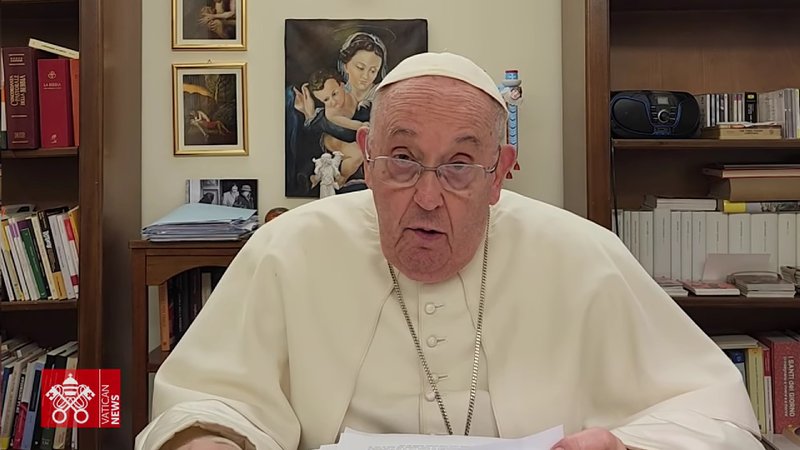 Mensaje del Papa Francisco a la ciudad de Rosario, en Santa Fe, Argentina, una de las ciudades mas peligrosas del país a causa del narcotráfico.