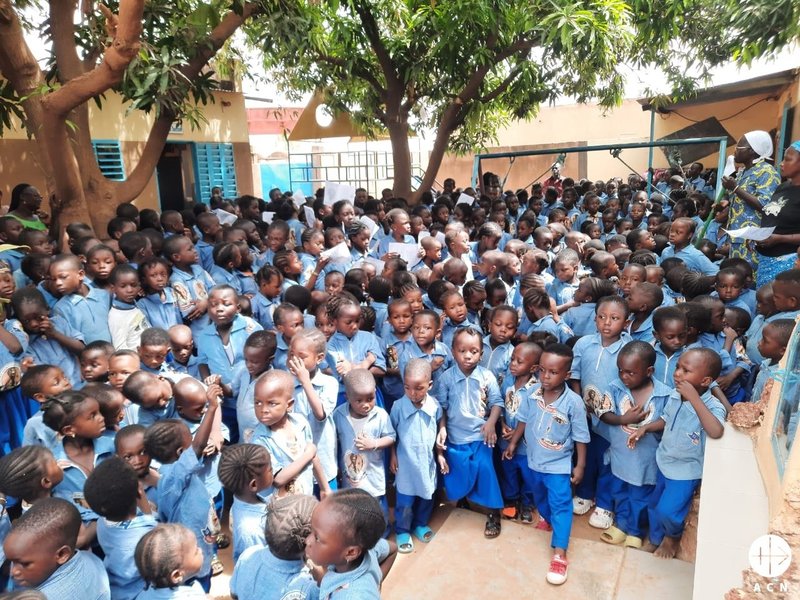 Un millón de niños rezan el Rosario» de Ayuda a la Iglesia Necesitada en Burkina Faso en 2023. (Foto de OSV News/cortesía de Ayuda a la Iglesia Necesitada)
