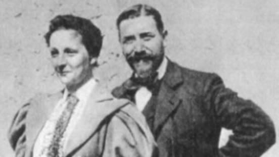 Élisabeth y Félix Leseur en 1910. (Wikimedia Commons)