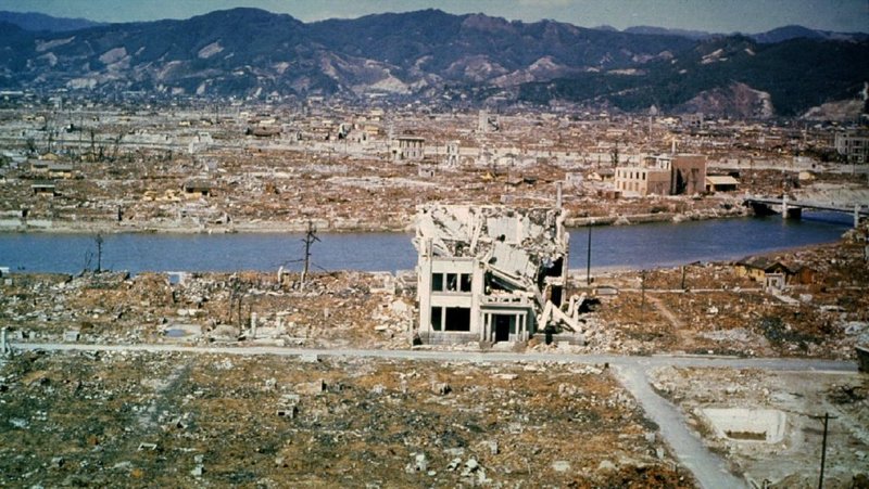 Esta es una vista general de Hiroshima, Japón, seis meses después de que Estados Unidos lanzara una bomba atómica sobre la ciudad el 6 de agosto de 1945. (Foto CNS/Reuters)