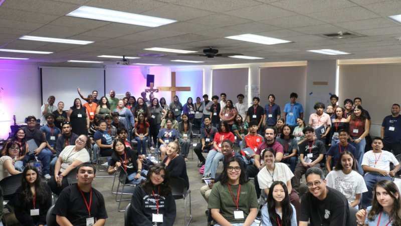 Alrededor de 60 estudiantes de secundaria asistieron al evento Llamados a la Grandeza los días 26 y 27 de julio en el Centro Juvenil Salesiano San José de Rosemead. (Giacomo Ammazzalorso)
