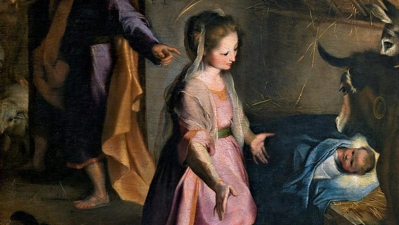 "Natividad", de Federico Barocci, c. 1597. (Wikimedia Commons)