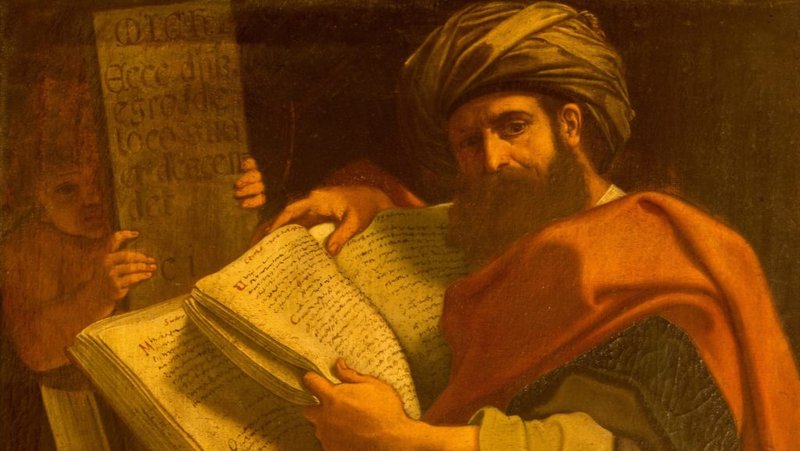 Una pintura del profeta Miqueas por Giacomo Gavedoni (1577–1660) en la Chiesa di San Benedetto en Bolonia, Italia. (Shutterstock)
