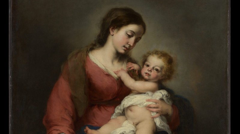"Virgin and Child," Bartolomé Estebán Murillo. (Metropolitan Museum of Art)
