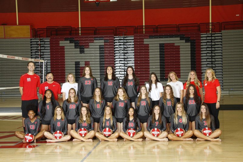 Mater Dei's volleyball team 2018. (PHOTO COURTESY MATERDEI.ORG)