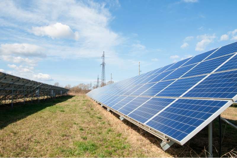 Solar panels. Credit: Perutskyi Petro / Shutterstock.