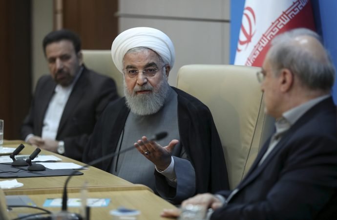 In this photo released by the official website of the office of the Iranian Presidency