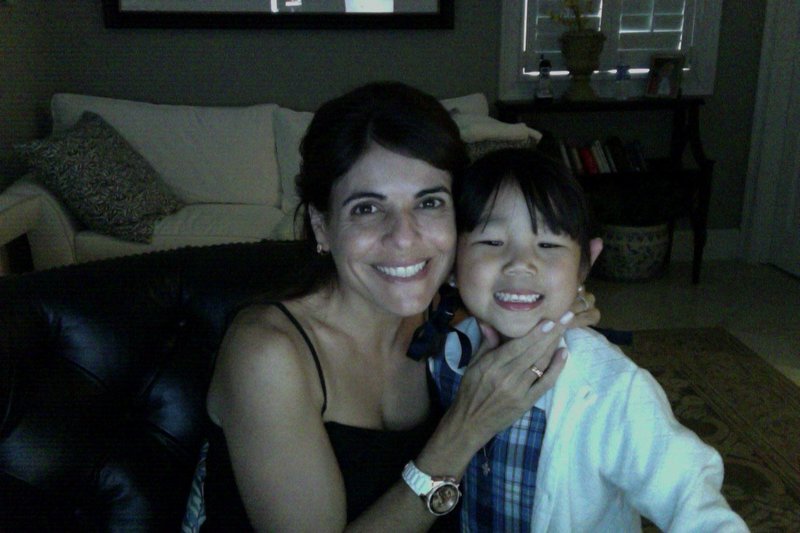 Dr. Christie with her adopted daughter Luli