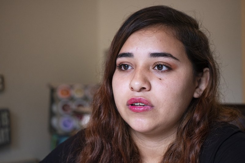 Daniela Luna is just one of the many young immigrant children who have been helped by Bishop Dave's task force. (VICTOR ALEMÁN)
