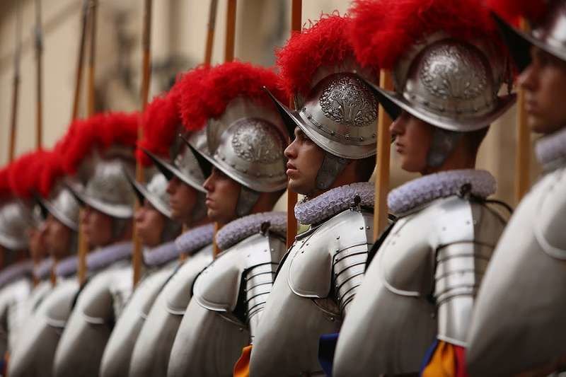 Swiss Guard swearing in ceremony at the Vatican on May 6