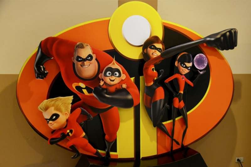Incredibles 2 display at the theater. Credit: Sarunyu L/Shutterstock