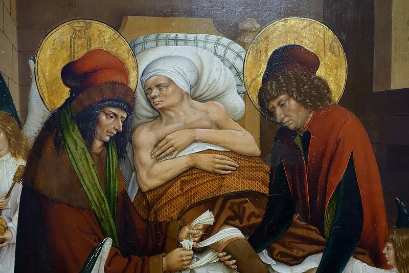 Sts. Cosmas and Damian. (Wikimedia Commons)