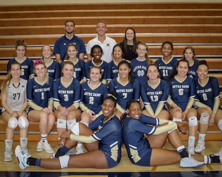 Notre Dame/Sherman Oaks' volleyball team