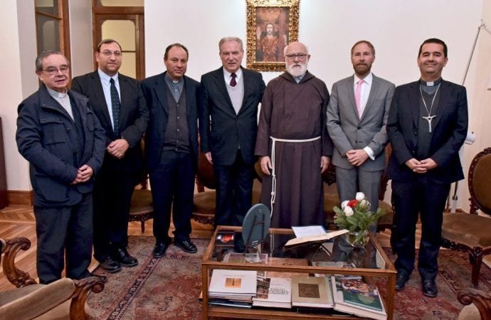 Catholic and Jewish leaders from Santiago