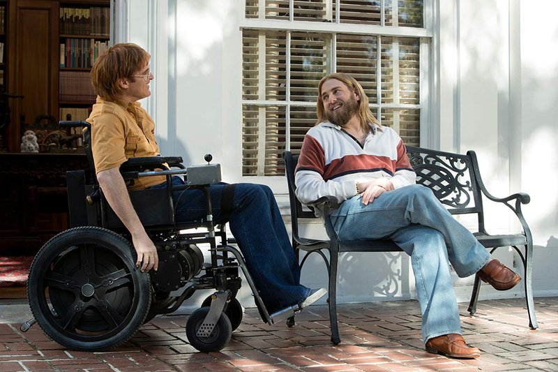 Joaquin Phoenix and Jonah Hill in "Don't Worry