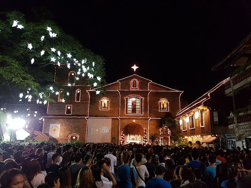 St. Joseph Church of Las Piñas City in the Philippines during Simbang Gabi. (WIKIMEDIA COMMONS)