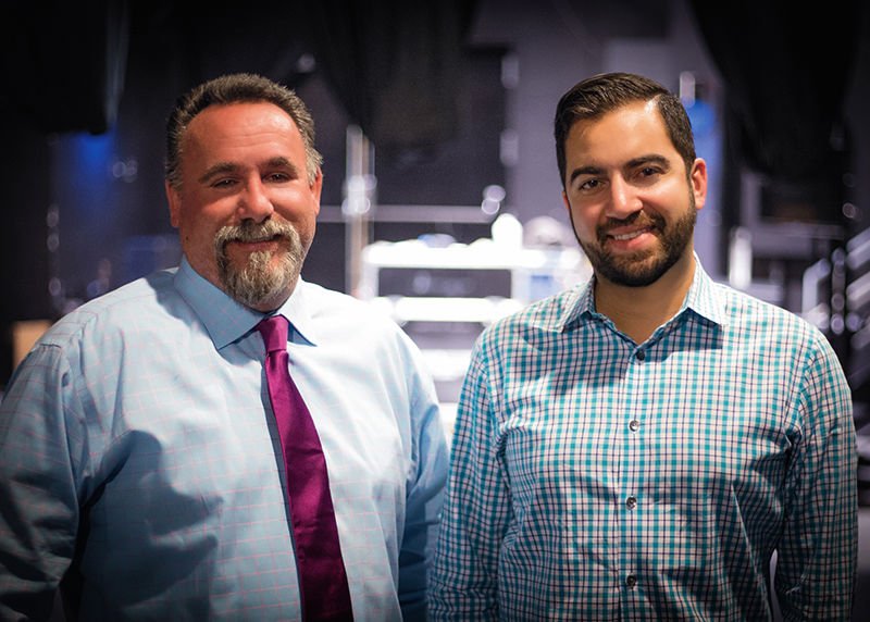 Tri-School Theatre has hired Robert J. Robertson (left) and Frankie Marrone. (courtesy photo)