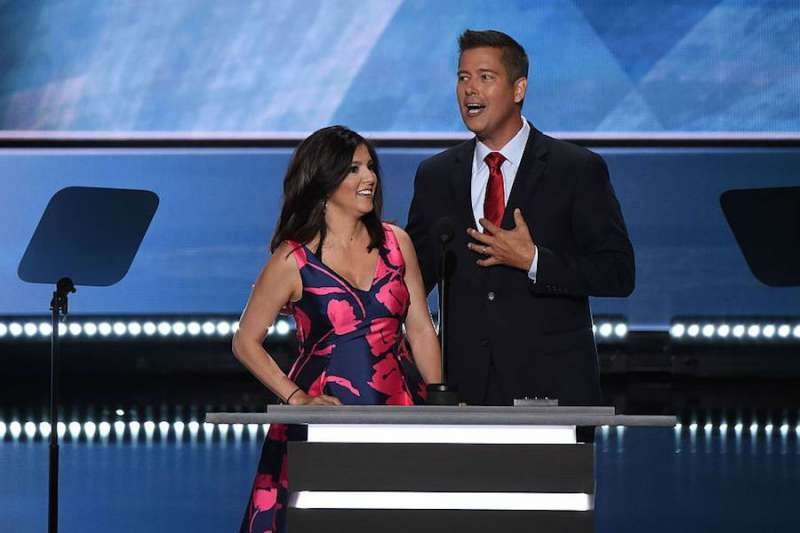 Rep. Sean Duffy and his wife Rachel Campos-Duffy. Credit: Getty Images
