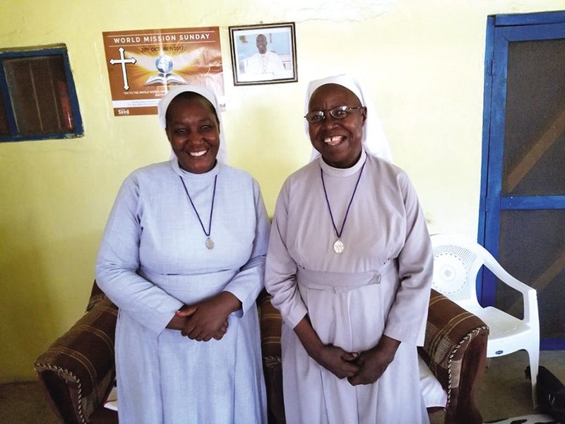 Kenya keeping faith: Sisters Giovanna and Magdalene of the Sisters of Mary of Kakamega help run a formation center for aspiring nuns. (Andrew Gitau/Crux.)