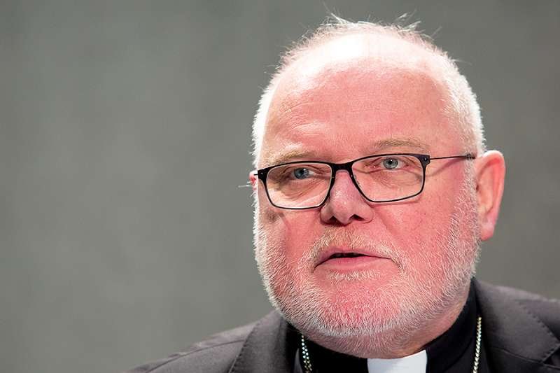Cardinal Reinhard Marx of Munich and Freising at the Holy See press office