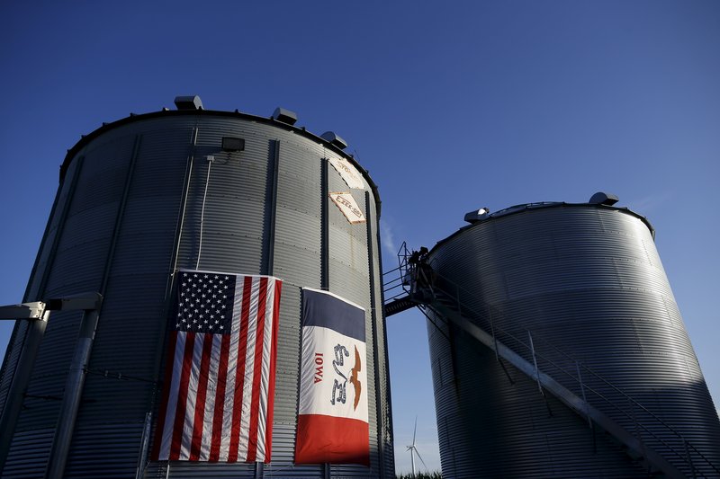 Grain silos in Haverhill