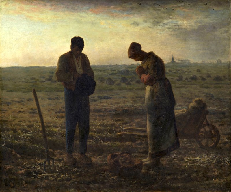 Jean-François Millet's "The Angelus." WIKIMEDIA COMMONS
