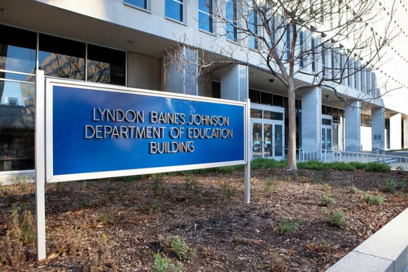 Lyndon Baines Johnson Department of Education Building in downtown Washington