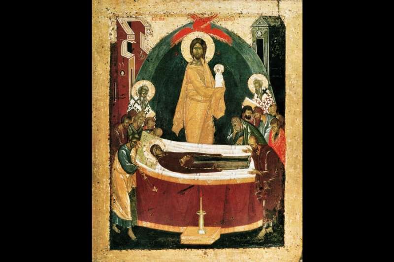 Theophanes the Greek's Dormition of the Mother of God (1392).
