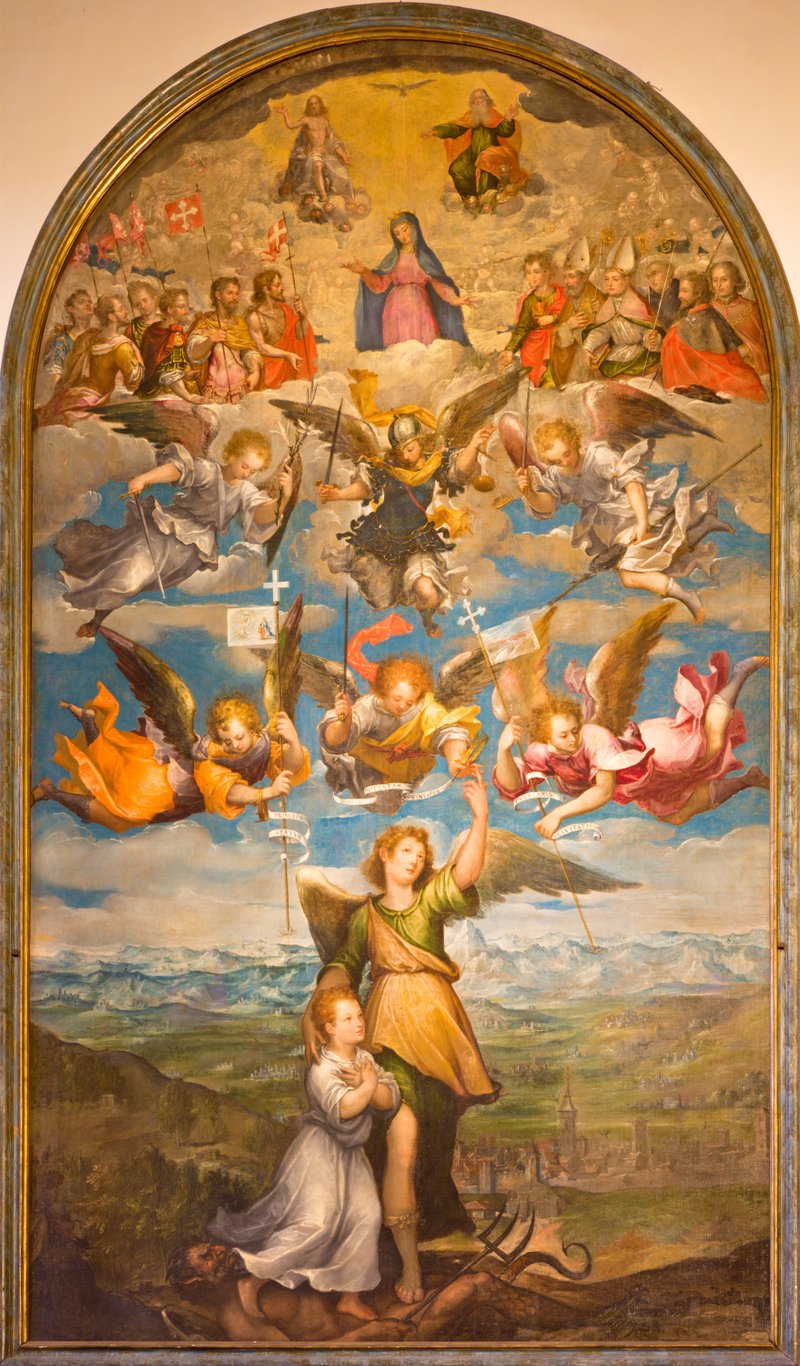 Painting of Archangel Raphael