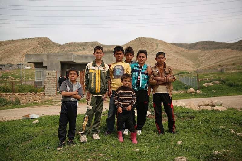 Child refugees in Iraq. Credit: Daniel Ibanez/CNA
