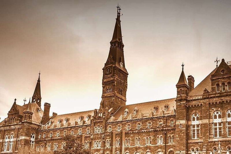 Georgetown University. Credit: ehpien via Flickr (CC BY-NC-ND 2.0) filter added.