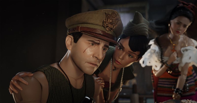 A scene from the movie "Welcome to Marwen." © 2018 UNIVERSAL PICTURES