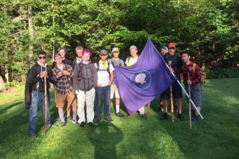 Participants in the 2019 pilgrimage in Maine. Credit: Patrick Carter