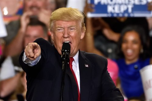President Donald Trump in a 2017 photo. (SHUTTERSTOCK)