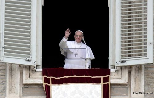 Pope Francis delivers his Angelus address