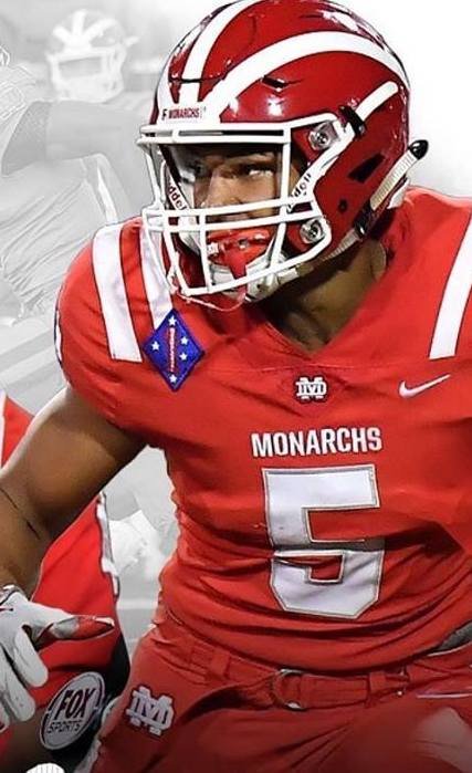 Horace “Bru” McCoy (PHOTO COURTESY MATER DEI FACEBOOK)