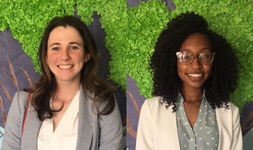 2018 Scholarship winners Rebecca Doyle (left) and Ashley Lizana (right). Photo courtesy of raderfoundation.org. 