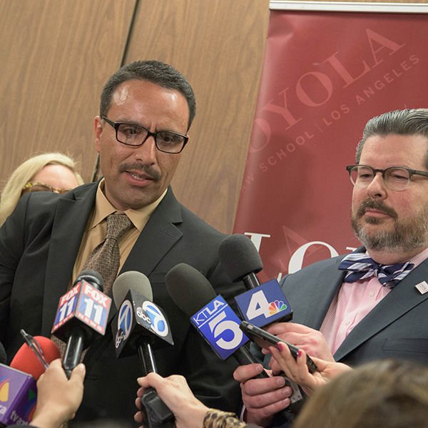 Project for the Innocent client Marco Contreras has been released after serving 20 years for a wrongful conviction. This is the second exoneration for LPI in less than two weeks. (photo courtesy Loyola Project for the Innocent)