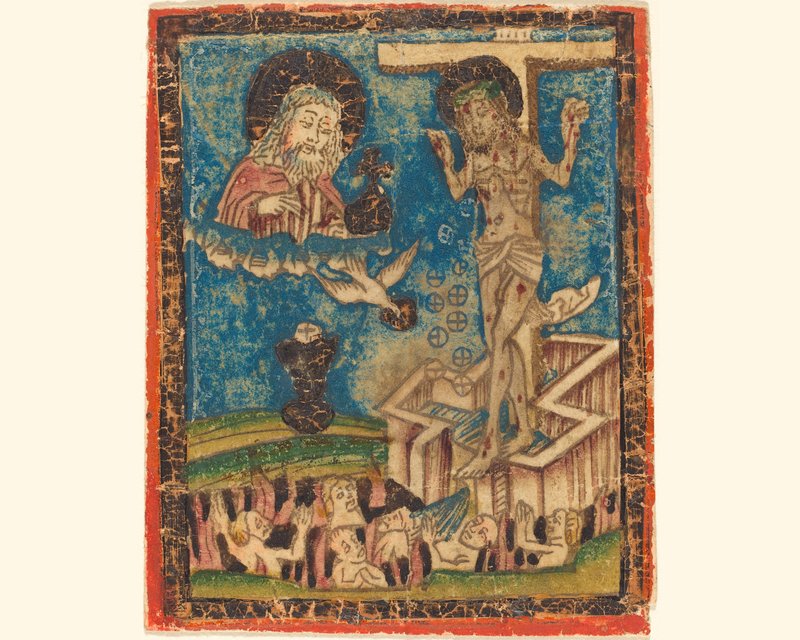 “Allegory of the Eucharist,” German, 15th century. (National Gallery of Art)