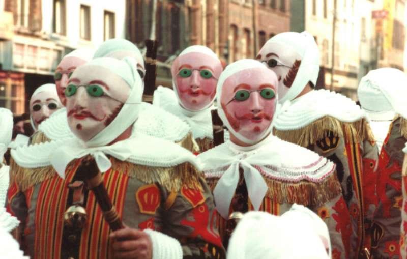 Mardi Gras celebration in Binche