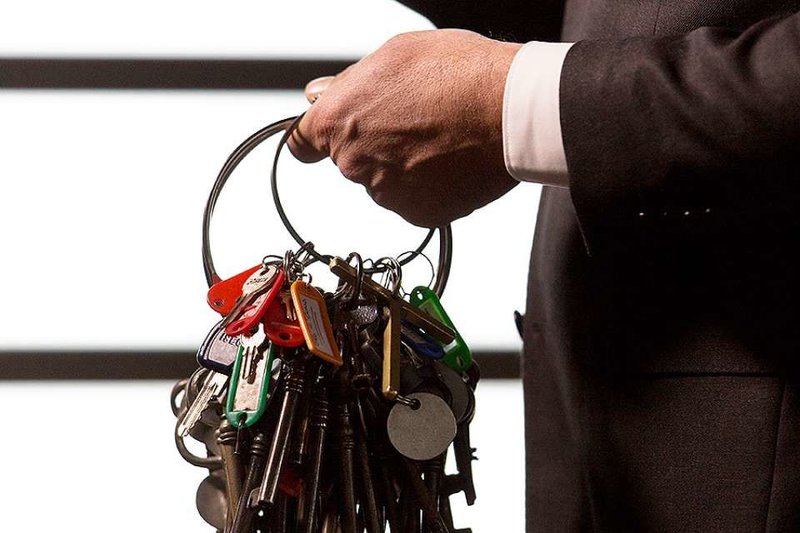 The Vatican key keepers for the Vatican Museums. Credit: Daniel Ibanez/CNA.