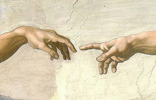 Creation of Adam in the Sistine Chapel. Credit: Jörg Lohrer via Flickr (CC BY 2.0).