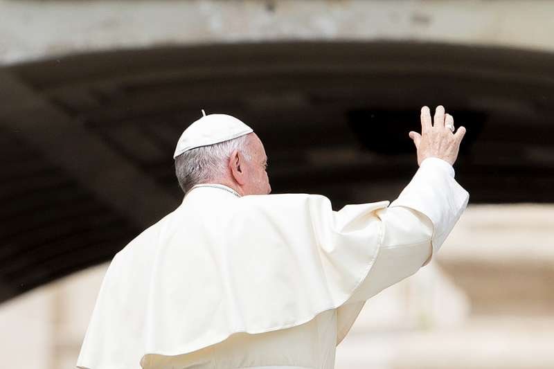 Pope Francis at the General Audience in St. Peter's Square