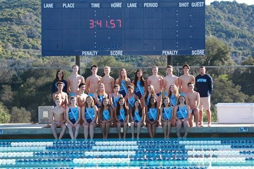 Villanova's 2019 swim team (PHOTO COURTESY VILLANOVAPREP.ORG)