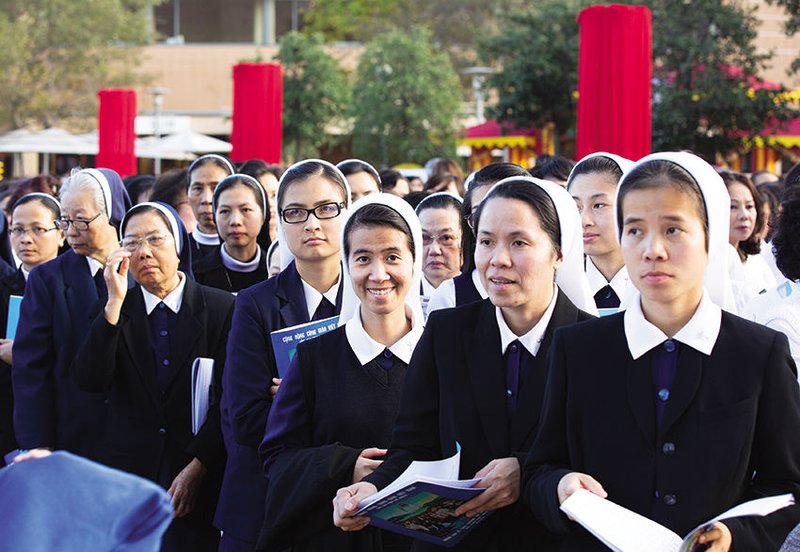 Religious sisters joined more than 3