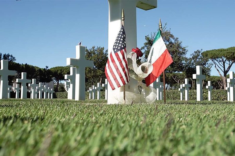 The American Cemetery in Nettuno